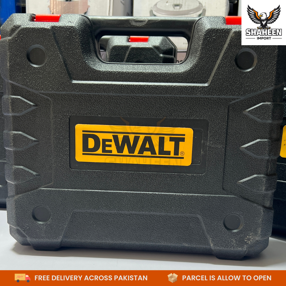 DeWalt 48V Cordless Hammer Drill – 3-in-1 Multifunction Power Tool with Dual Lithium Batteries